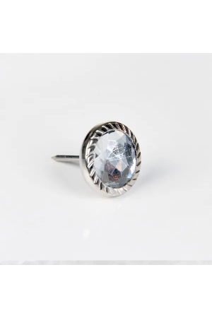 Dekoratif Parlak Taşlı Kabara Raptiye 17 Mm - 50&hellip;