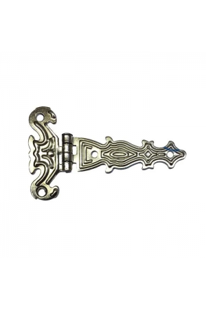 Dekoratif, Sac Tek Kuyruklu Menteşe - 40x68 Mm, Küçük, Nikel, 100 Adet&hellip;