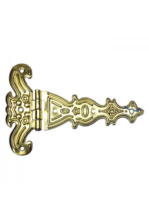 Dekoratif, Sac Tek Kuyruklu Menteşe - 69x102 Mm, Büyük, Sarı, 1 Adet&hellip;