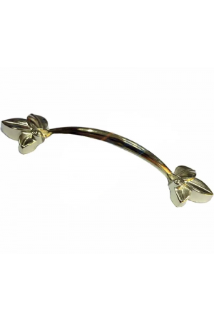 Dekoratif Zamak Yaprak Kulp - 96mm, Sarı, 1 Adet&hellip;