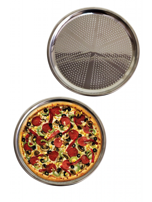 Delikli Çelik Pizza Ve Lahmacun Tepsisi Orta Boy -32  Cm&hellip;