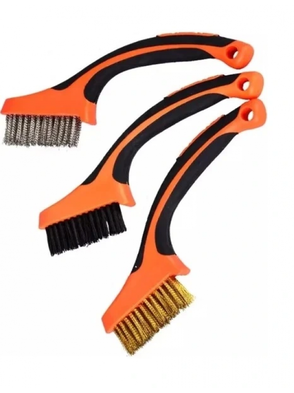 Dev Boy 3 Lü Detay Temizlik Fırça Seti  Araba -mutfak Ocak - Fayans Tem&hellip;