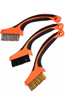 Dev Boy 3 Lü Detay Temizlik Fırça Seti  Araba -mutfak Ocak - Fayans…