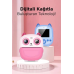 Dijital Video Fotoğraf App Destekli Çocuk Kamerası Termal Resim Kağıt Baskılı Yazıcı Pembe