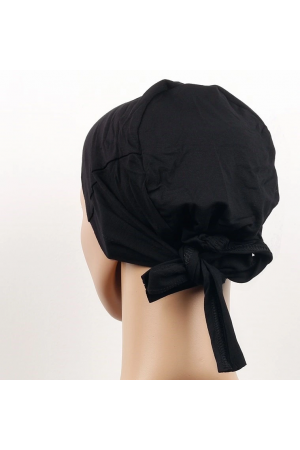 Dikişsiz Bağlamalı Tesettür Bone - Bağlamalı Bandana…