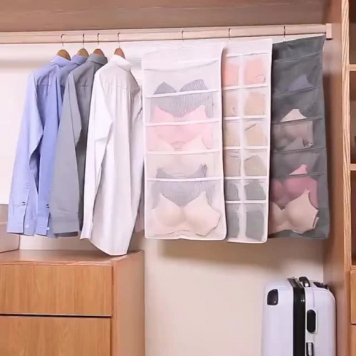 Dolap İçi Asılabilir İç Çamaşırı Dolap Düzenleyici - 15 Gözlü