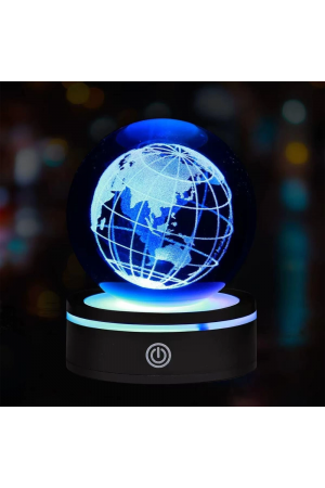 Dünya Tasarımlı Usb&039li Dönen Cam Küre…