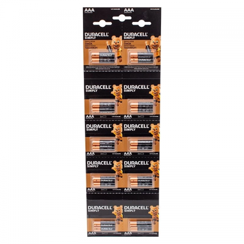 1.5v İnce Aaa 20'li Alkalin Pil Lr03/mn20