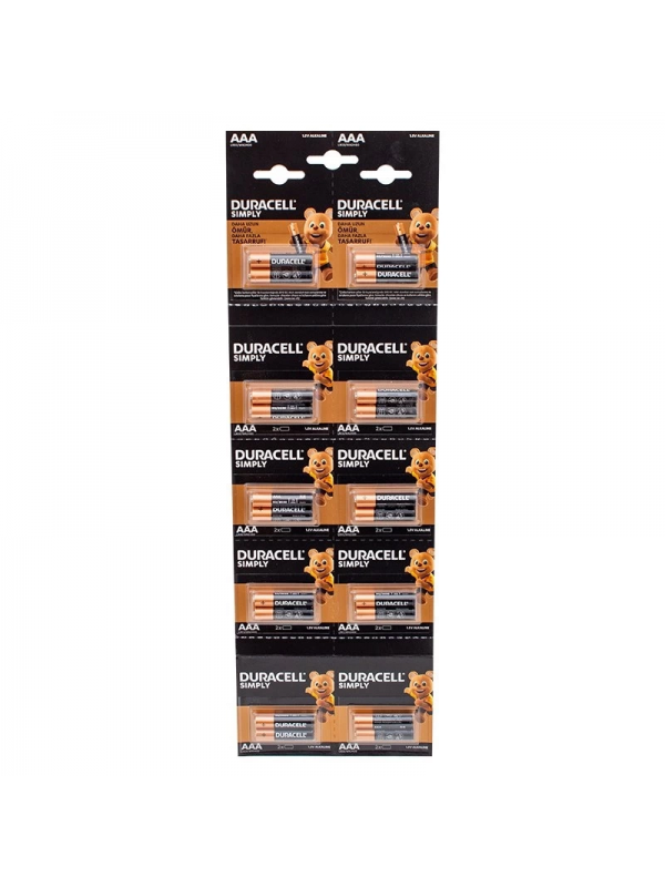 1.5v İnce Aaa 20'li Alkalin Pil Lr03/mn20&hellip;