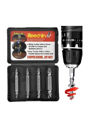 Easy Out 4lü Sökme Takımı - Hasar Görmüş Vida Çıkarıcı&hellip;