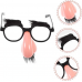 Eğlenceli Kılık Değiştirme Kaş Bıyık Mizah Gözlüğü 9x13 Cm