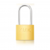 Eko Sarı Boyalı Uzun Kancalı Asma Kilit 63mm