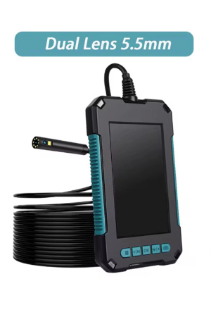 Ekranlı Çift Kameralı 10 Mt Hafıza Kart Destekli Sert Kablo Yılan End…