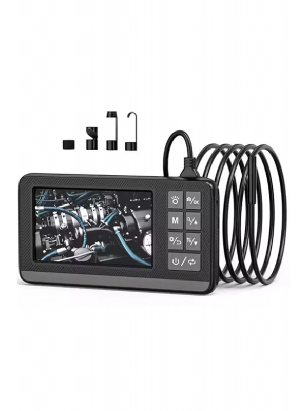 Ekranlı Çift Kameralı 10 Mt Sert Kablo Endoskop Kamera 8 Mm 4.3 Inc Haf&hellip;