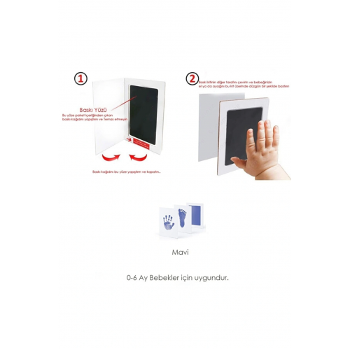 El Ayak İzi Kalıbı Seti El Ayak İzi Kalıbı Seti