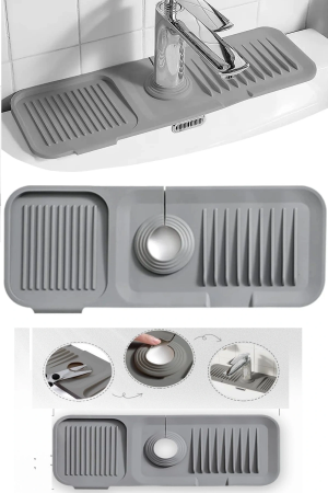 Elastik Mutfak Banyo Musluk Matı Düzenleyici Kaydırmaz Taban Organizer &hellip;