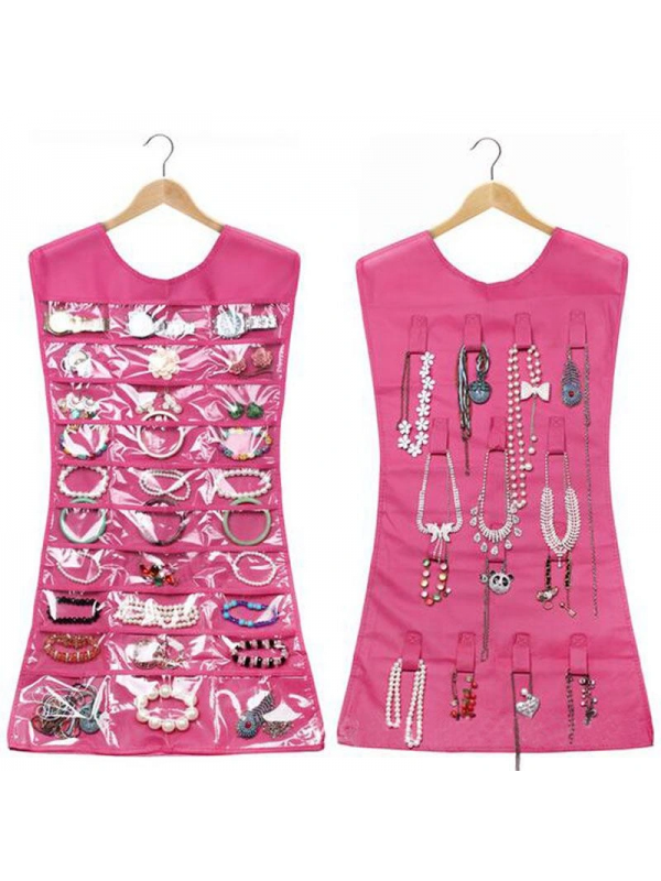 Elbise Şeklinde Takı Organizeri - Pembe&hellip;