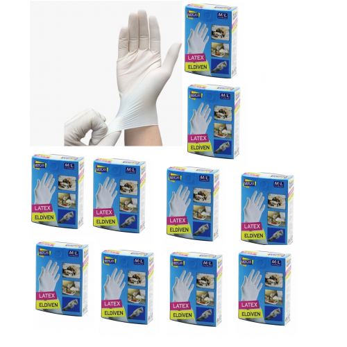 Eldiven Latex Eldiven Muayene Eldiveni M/l 60 Adet