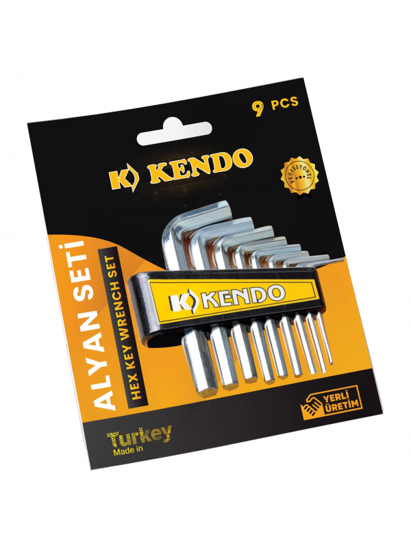 Kendo Allen Anahtar Seti Alyan Anahtar 9 Parça&hellip;