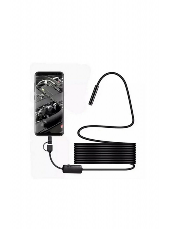 Endoskop Yılan Video Kamera Led’li 10 Metre 7 Mm Sert Kablo&hellip;