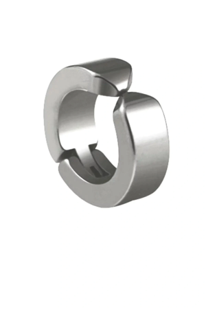 Erkek Küpesi - 1 Adet Çelik Kıstırmalı Küpe Paslanmaz Atmaz Çel…