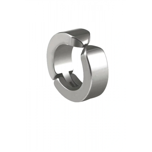 Erkek Küpesi - 1 Adet Çelik Kıstırmalı Küpe Paslanmaz Atmaz Çelik Gümüş Renk Küpe Erkek Küpesi - 1 Adet Çelik Kıstırmalı Küpe Paslanmaz Atmaz Çelik Gümüş Renk Küpe