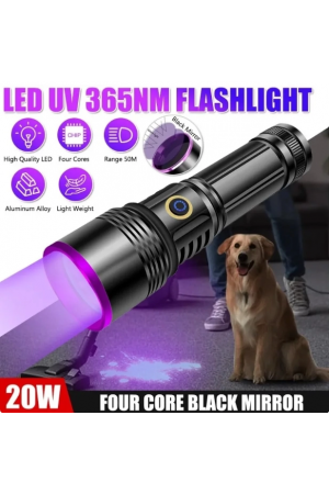 F-365 Uv 20w Şarjlı 26650 Pilli Profesyonel El Feneri&hellip;