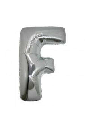 F Harf Folyo Balon Gümüş Renk  40 İnç&hellip;