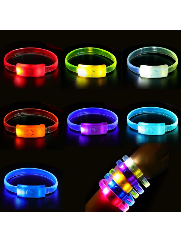 Festival & Parti Led Bileklik Baskı Yapılabilir 3 Farklı Mod Işık&hellip;