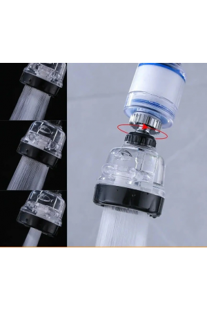 Filtreli Su Tasarruflu 3 Fonksiyonlu Oynar Musluk Başlığı - Şeffa… Filtreli Su Tasarruflu 3 Fonksiyonlu Oynar Musluk Başlığı - Şeffa…