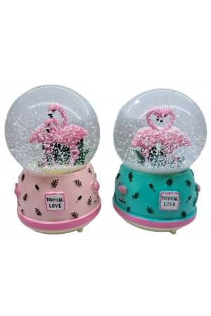 Flamingo Kar Küresi Büyük Boy… Flamingo Kar Küresi Büyük Boy…