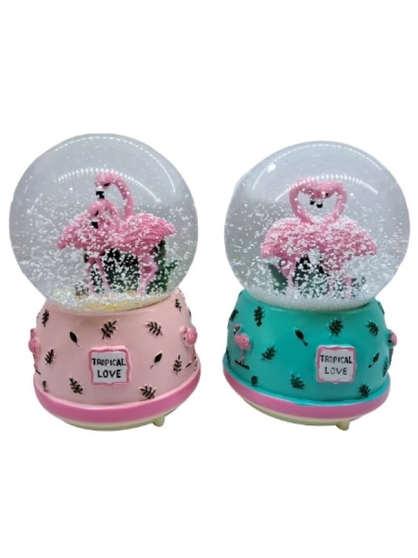 Flamingo Kar Küresi Büyük Boy&hellip;