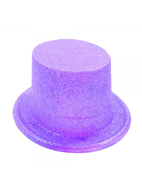 Floresan Mor Renk Simli Uzun Fötr Melon Şapka 12 Cm&hellip;