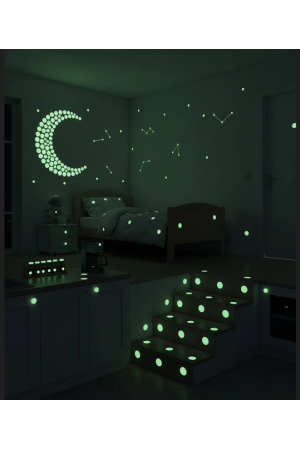 Fosforlu Etiket Karanlıkta Işık Veren Yıldız Tozu Etiketleri&hellip;