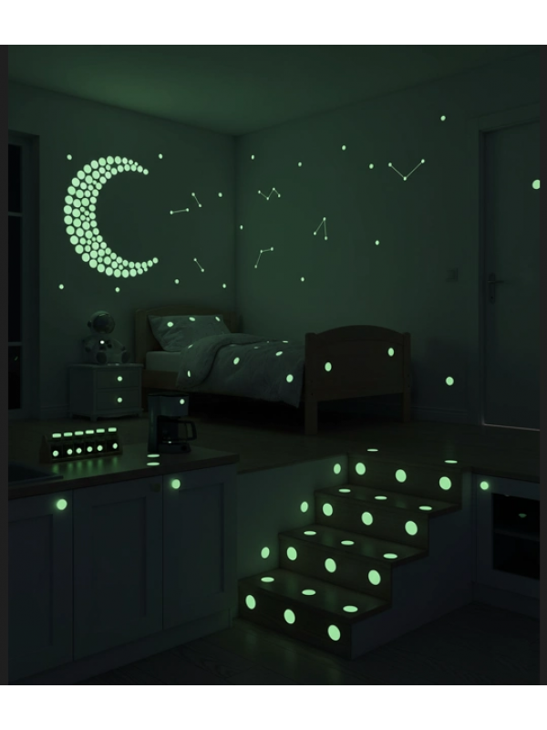 Fosforlu Etiket Karanlıkta Işık Veren Yıldız Tozu Etiketleri&hellip;