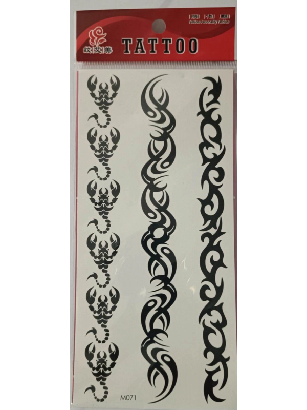 Geçici Dövme Şablonu 3lü - M071&hellip;
