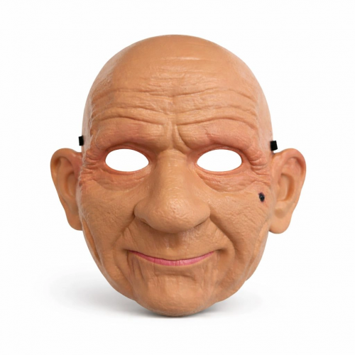 Gerçekçi Yaşlı Adam Maskesi – Lateks Görünümlü Plastik Korku Maskesi Gerçekçi Yaşlı Adam Maskesi – Lateks Görünümlü Plastik Korku Maskesi