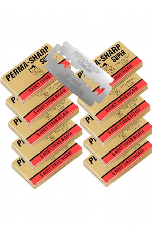 Gillette Perma-sharp 5'li Traş Jileti 20 Paket… Gillette Perma-sharp 5'li Traş Jileti 20 Paket…