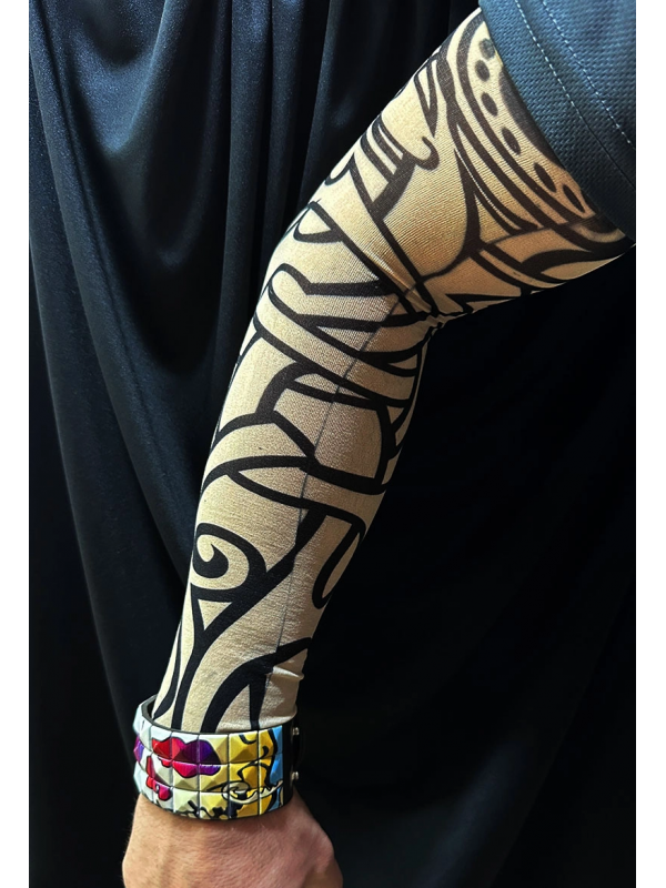 Giyilebilir Kol Dövmesi Çorap Dövme 3d Baskılı Kol Bacak Dövme 2 Ade&hellip;