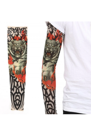 Giyilebilir Kol Dövmesi Çorap Dövme 3d Baskılı Kol Bacak Dövme 2 Ade&hellip;