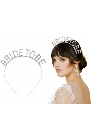 Gümüş Kaplama Kristal Taşlı Bride To Be Gelin Tacı 16x17 Cm… Gümüş Kaplama Kristal Taşlı Bride To Be Gelin Tacı 16x17 Cm…