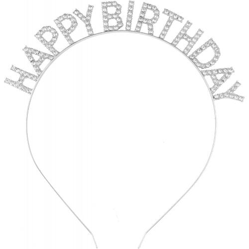 Gümüş Kristal Taşlı Happy Birthday Doğum Günü Tacı İthal Ürün A Kalite 17x16 Cm Gümüş Kristal Taşlı Happy Birthday Doğum Günü Tacı İthal Ürün A Kalite 17x16 Cm