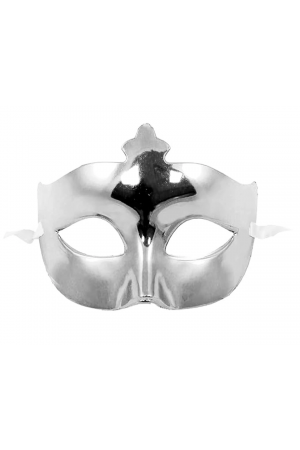 Gümüş Renk Kostüm Partisi Ekstra Parlak Balo Maskesi 15x10 Cm&hellip;