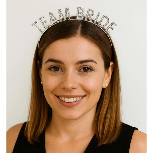 Gümüş Renk Team Bride Taç Plastik – Gelin Ve Nedime Tacı Gümüş Renk Team Bride Taç Plastik – Gelin Ve Nedime Tacı