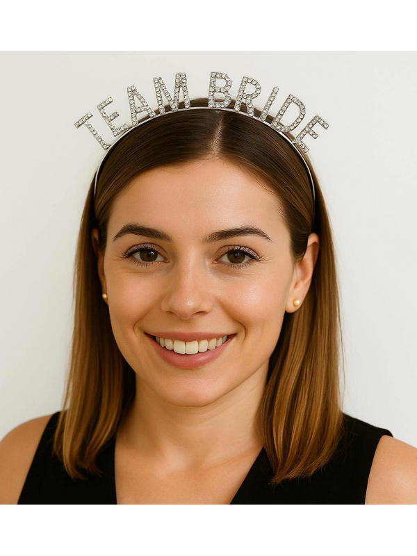 Gümüş Renk Team Bride Taç Plastik – Gelin Ve Nedime Tacı… Gümüş Renk Team Bride Taç Plastik – Gelin Ve Nedime Tacı…