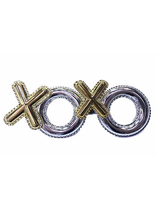 Gümüş Renk Xoxo Yazılı Parti Gözlüğü 17x7 Cm&hellip;