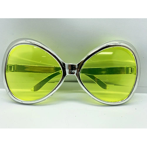 Gümüş Renk Yeşilçam Nostalji 80li Yıllar 90lı Yıllar Parti Gözlüğü  7x16 Cm