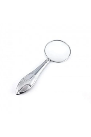 Gümüş Renkli 45mm Cam Lens, Zarif Tasarımlı Metal Büyüteçmg181558&hellip;