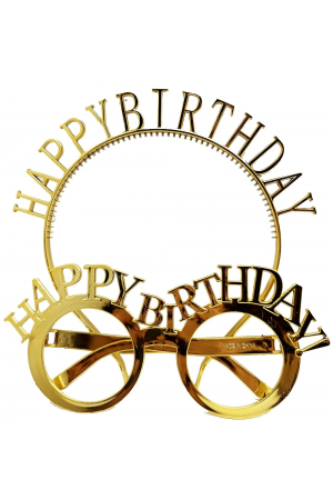 Happy Birthday Yazılı Taç Ve Happy Birthday Yazılı Gözlük Seti Alt�&hellip;