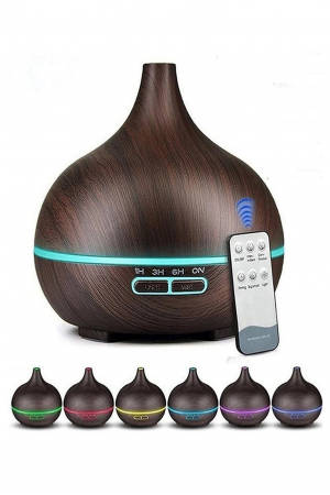 Hava Nemlendirici 7 Led Işıklı Aromatik Oda Kokusu 550 Ml Kahve Aroma D&hellip;